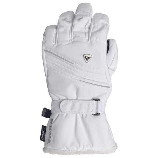 Rossignol Saphir Impr Gloves White XL Woman