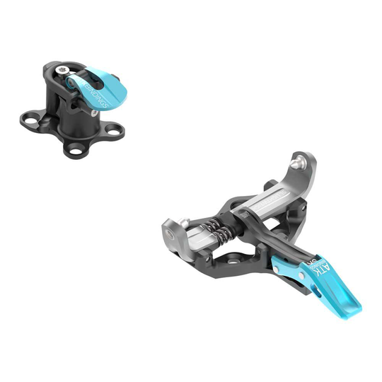 Atk Race Sl Lightweight Brake World Cup 2023 Ski Touring Bindings Silver