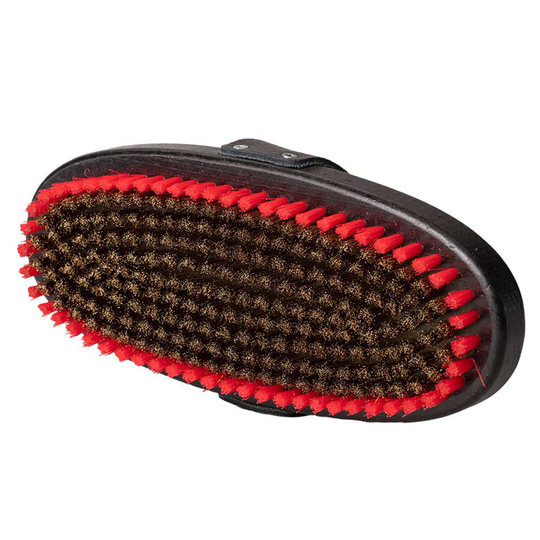 Snoli Waxing Brass Oval Brush Red