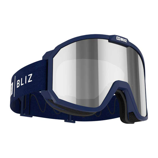 Bliz Rave Youth Ski Goggles Blue Smoke With Silver Mirror/CAT3