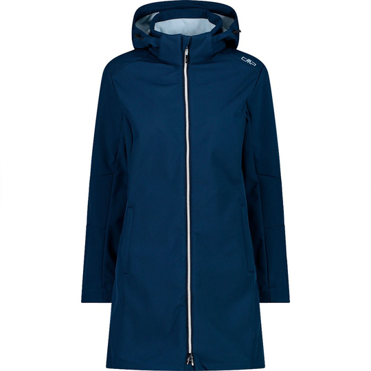 Cmp Longline Softshell 3a08326 Coat Blue S Woman