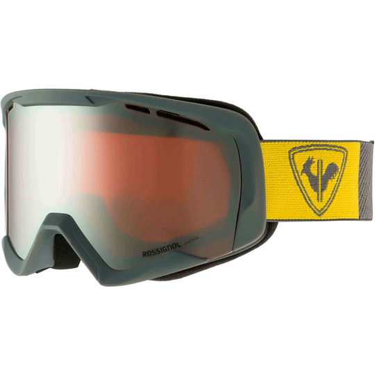 Rossignol Spiral Ski Goggles Yellow,Grey Silver Mirror/CAT3