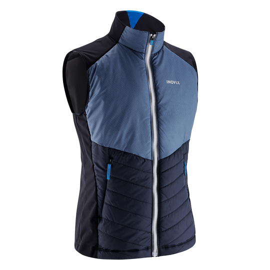 Kids' Cross-country Skiing Gilet - Xc S Gilet 500 - Navy Blue