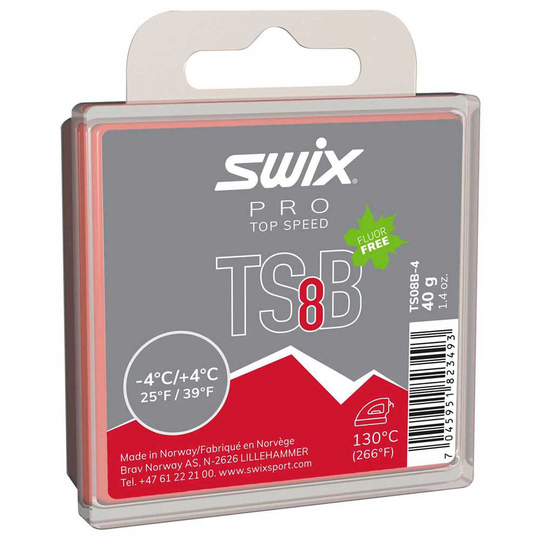 Swix Ts8 -4ºc/+4ºc 40 G Board Wax Grey