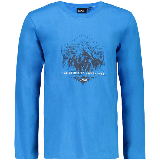 Cmp 39u3164 Long Sleeve T-shirt Blue 14 Years Boy