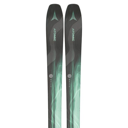 Atomic Maven 93 C Alpine Skis Woman Green,Grey 156