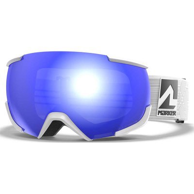 Marker 16:10+ Ski Goggles White Pink Plasma Mirror/CAT3+Clarity Mirror/CAT1