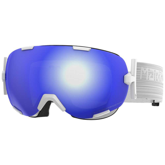 Marker Projector+ Ski Goggles White Blue HD Mirror/CAT3