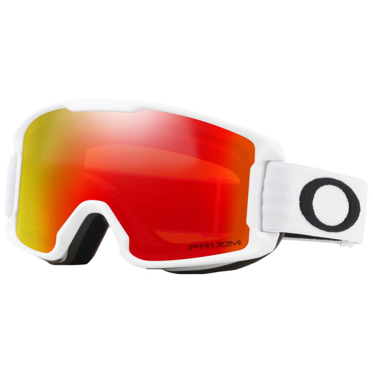Oakley Line Miner Prizm Snow Ski Goggles Junior White Prizm Snow Torch Iridium/CAT 3