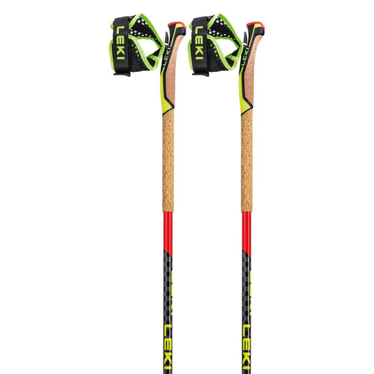 Leki Alpino Mezza Race Poles Yellow 125 cm