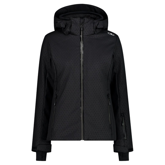 Cmp Zip Hood 31w0196 Jacket Black 2XS Woman