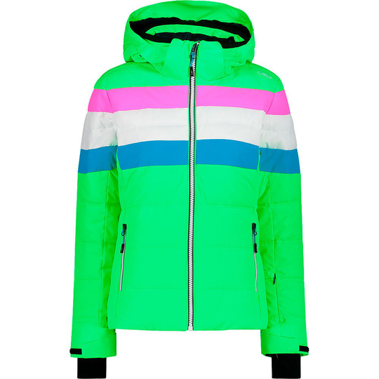 Cmp Zip Hood 31w0246 Jacket Green 2XS Woman